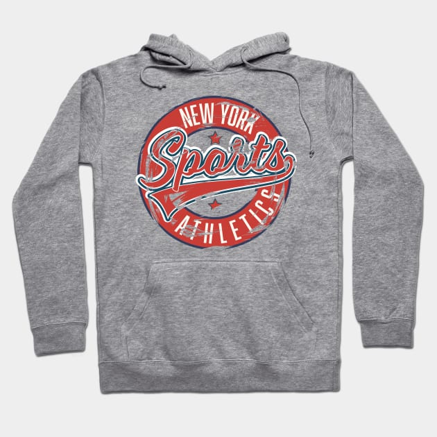 New York Sports Athletic logo Hoodie by nickemporium1